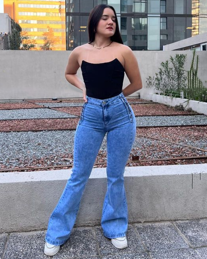 New Premium Quality Braided Cargo Jeans