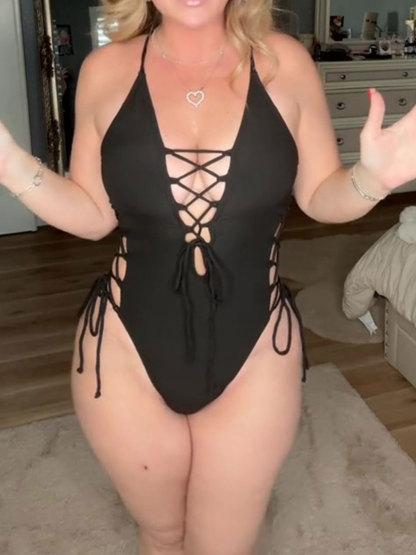 Strappy One-piece Swimsuit