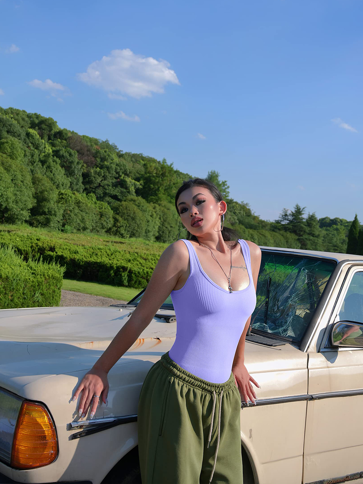 Camisole Triangle Jumpsuit