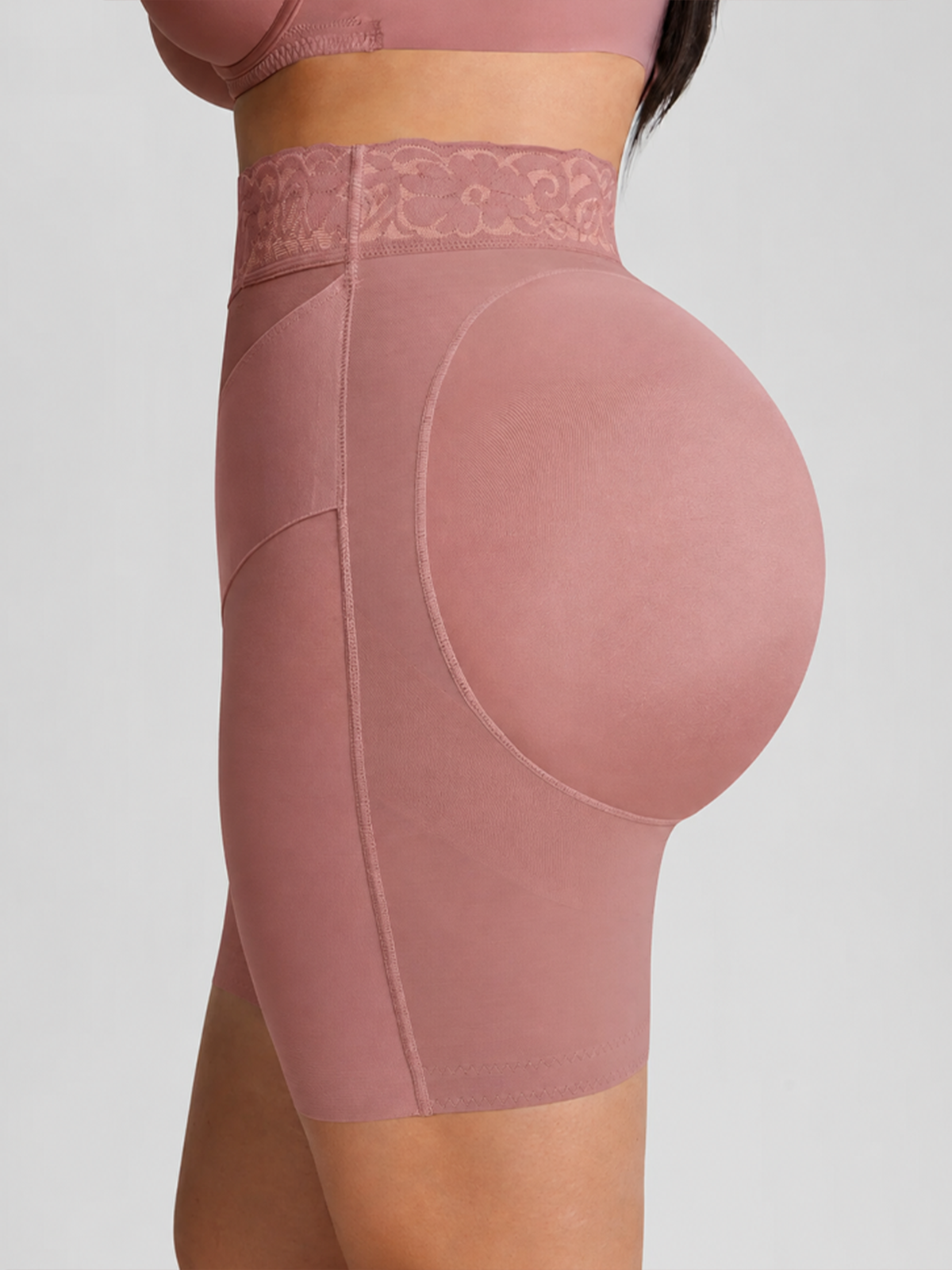 Lace High Waisted Tummy Control Shapewear Shorts