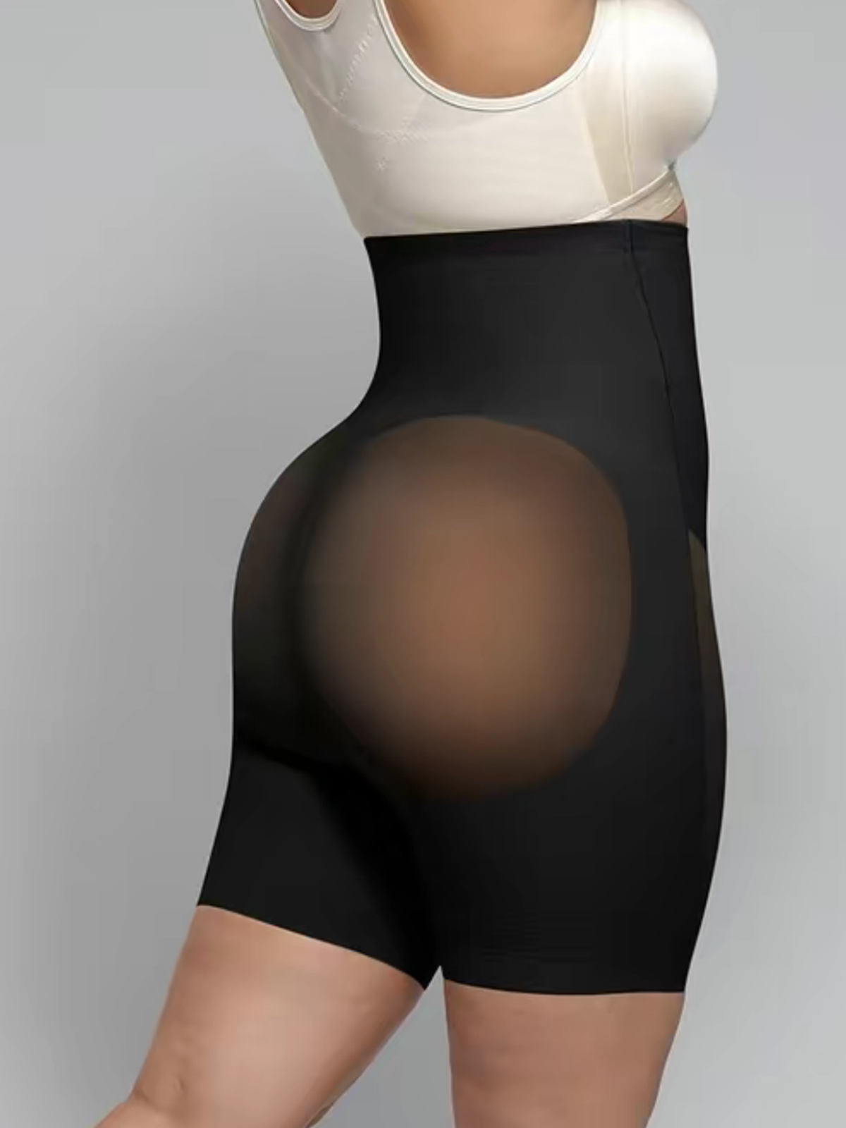 High Waisted Seamless Breathable Tummy Control Shaping Shorts