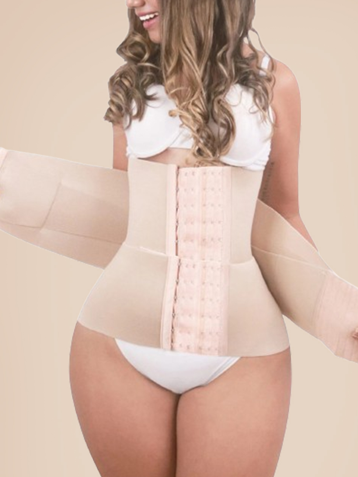 Invisible Velcro Hourglass Type Waist Trainer