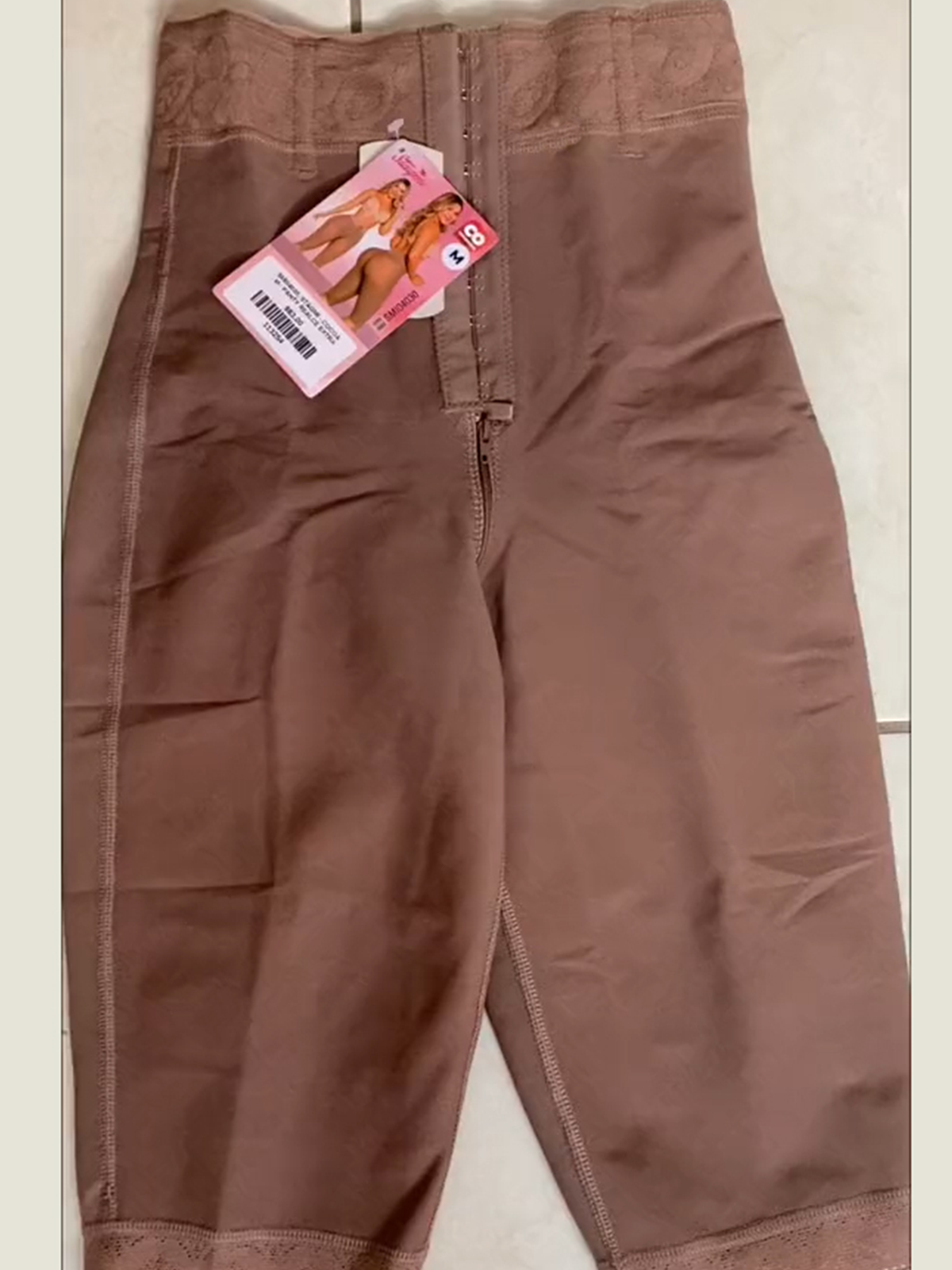 Women's High Waisted Shaping Midi Pants Grommet Control