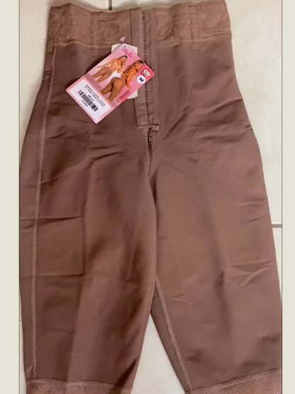 Women's High Waisted Shaping Midi Pants Grommet Control