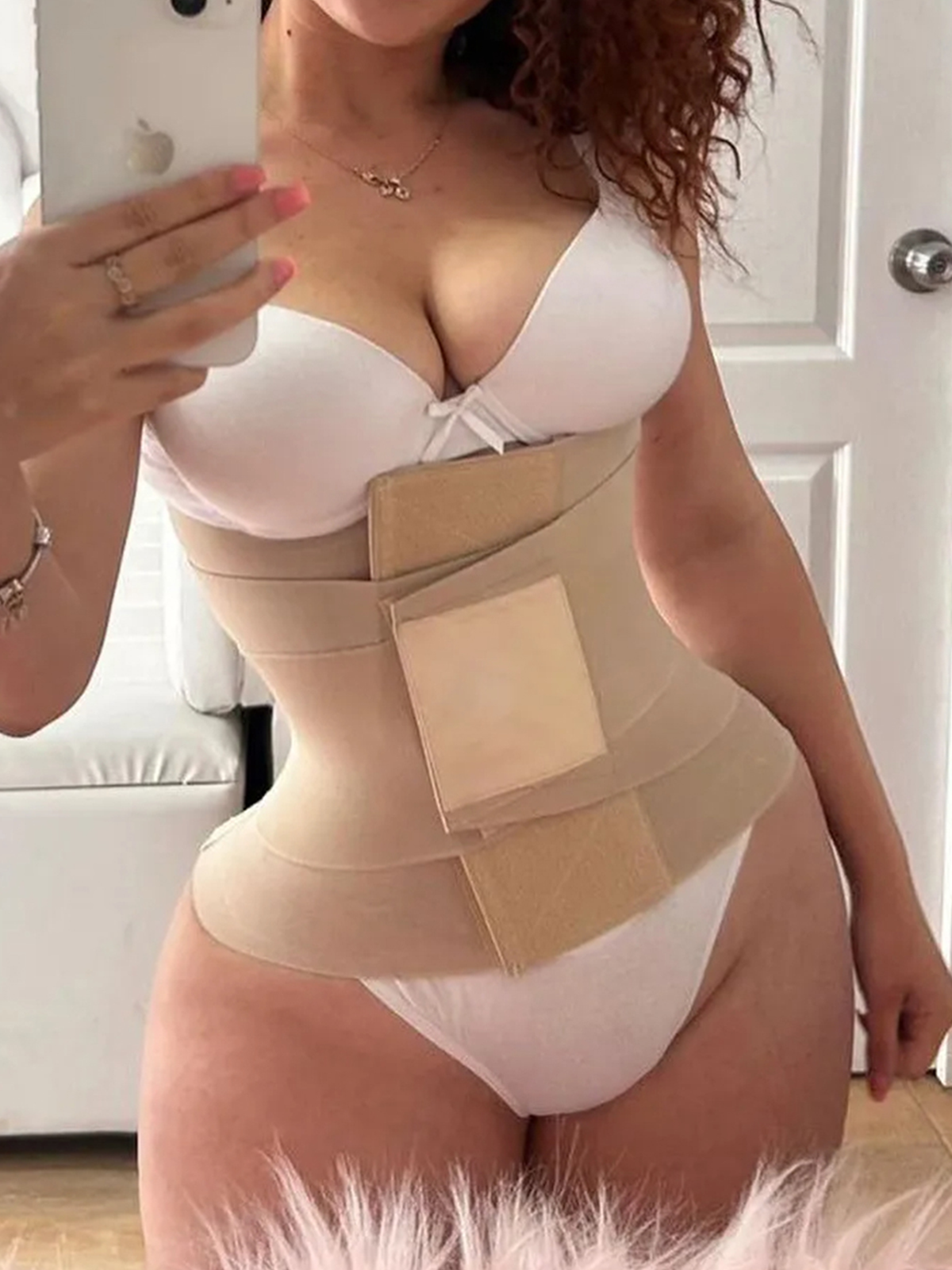 Invisible Velcro Hourglass Type Waist Trainer