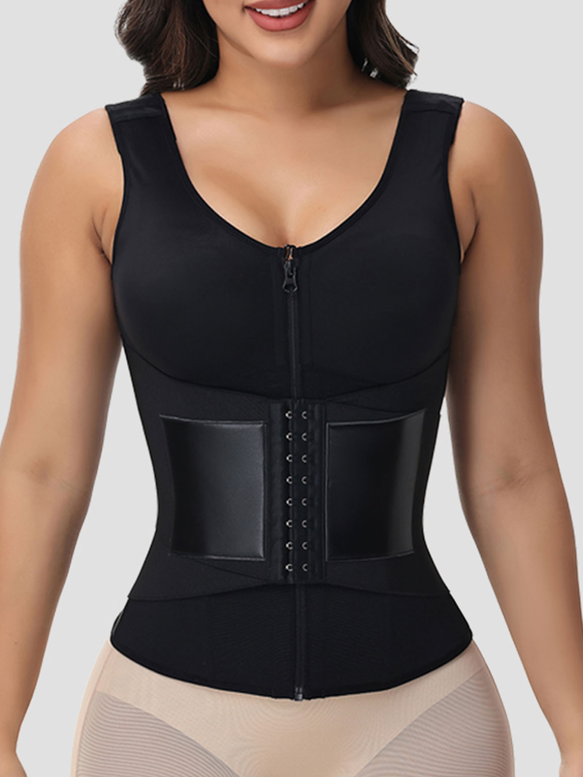 Hourglass Tummy Control Body Shaper Workout Corset Shapewear in built Bra