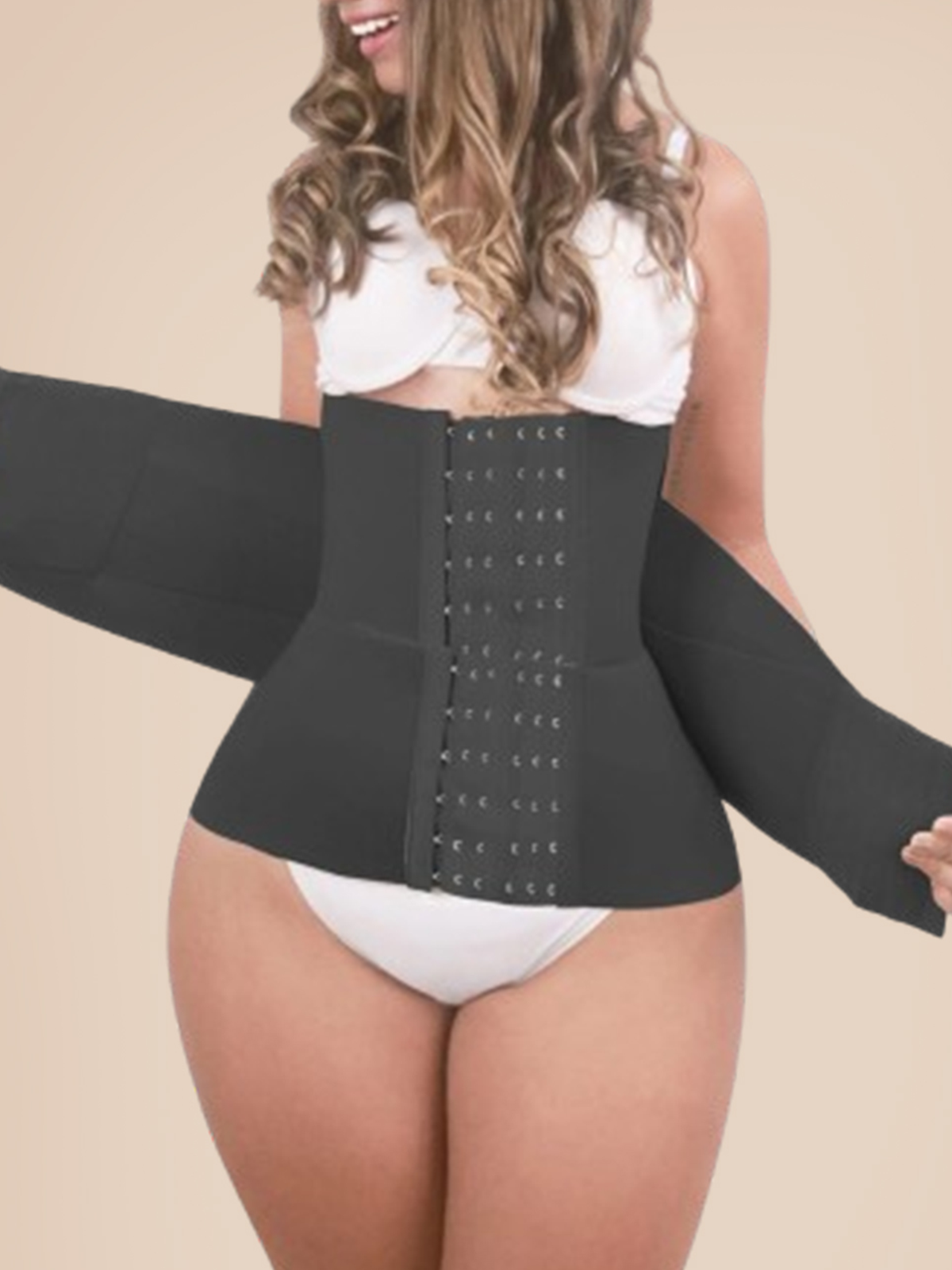 Invisible Velcro Hourglass Type Waist Trainer