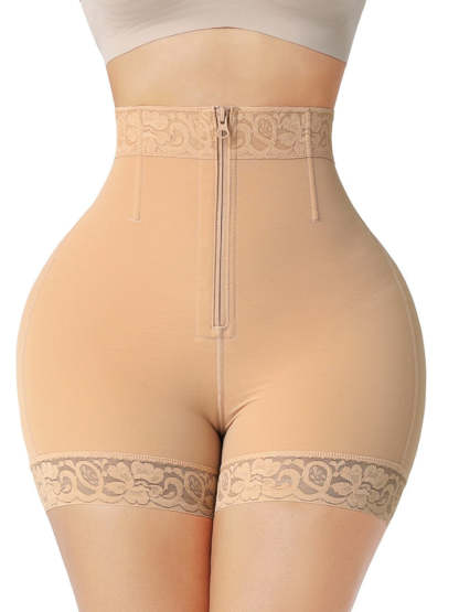 Slimming Tummy Control Butt lifter Short With Zipper Control