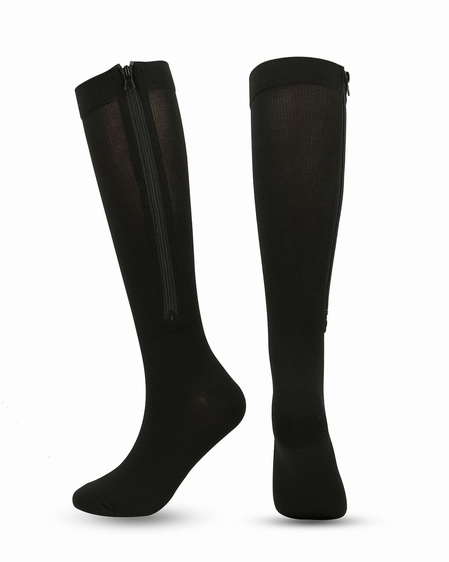 New Compression Zipper Elastic Socks-ChicCurve