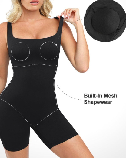 Square Neck Seamless Shapewear