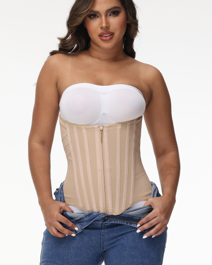 ChicCurve Modeling Belt 30 Steel Waist Trainer-Tan