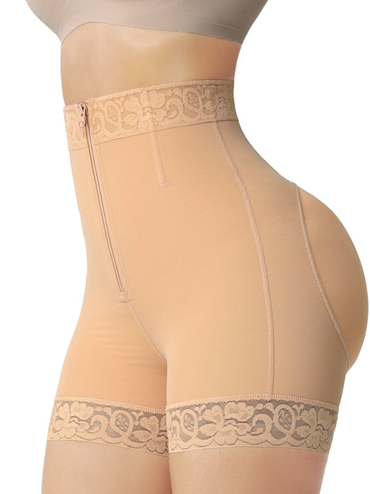 Slimming Tummy Control Butt lifter Short With Zipper Control