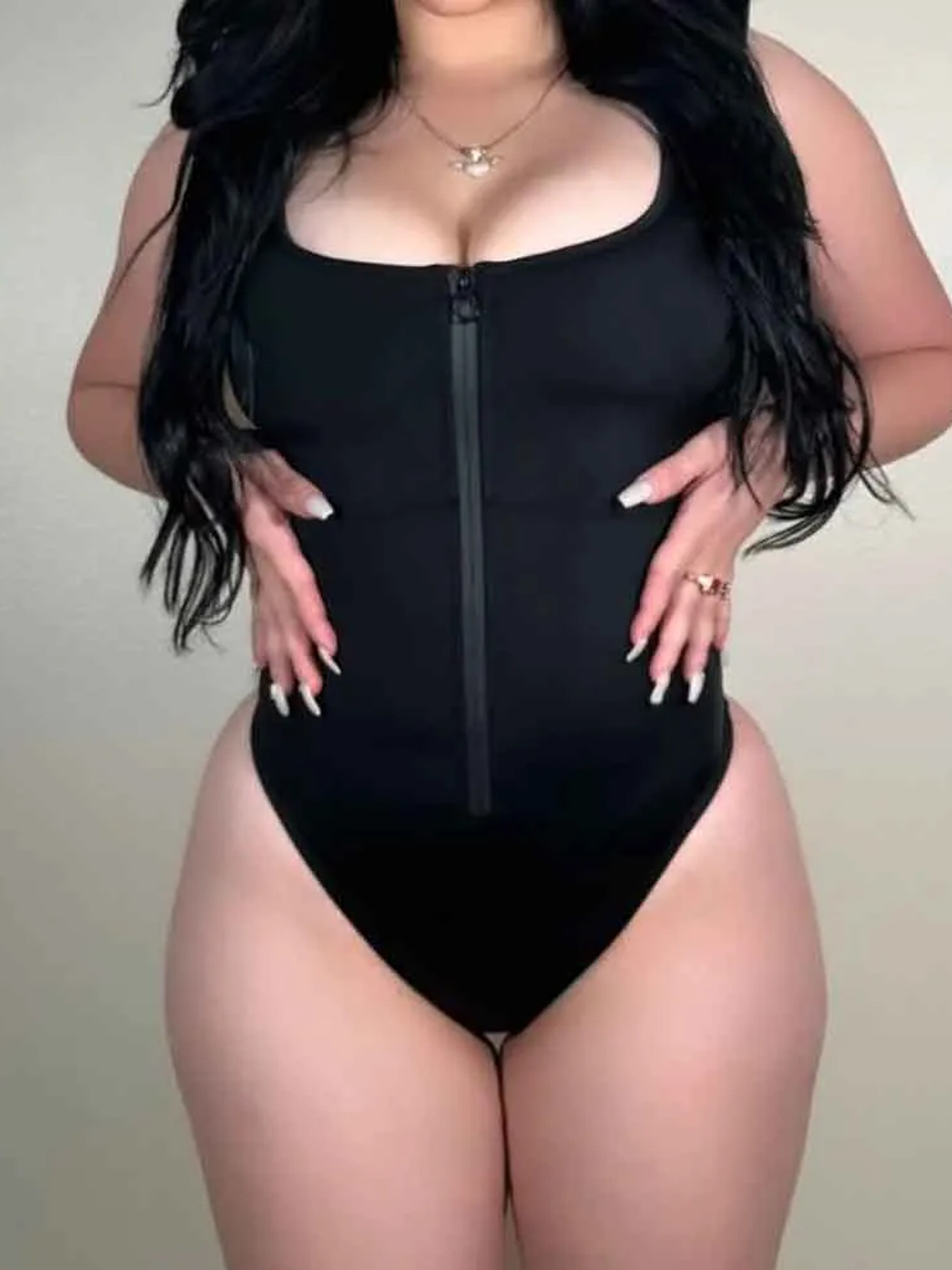 Tummy Control One-Piece Slimming Shapewear Swimsuit