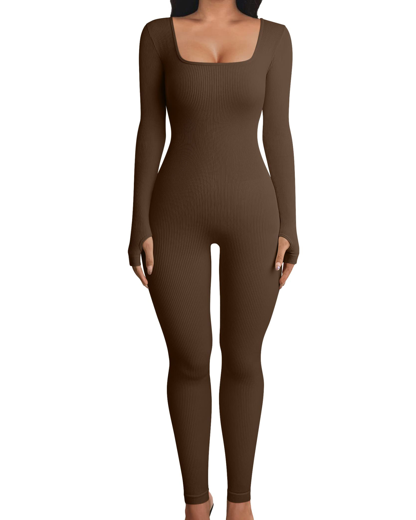 Women Yoga Jumpsuits Workout Snatching Long Sleeve Sport Jumpsuits