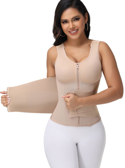 Hourglass Tummy Control Body Shaper Workout Corset Shapewear in built Bra