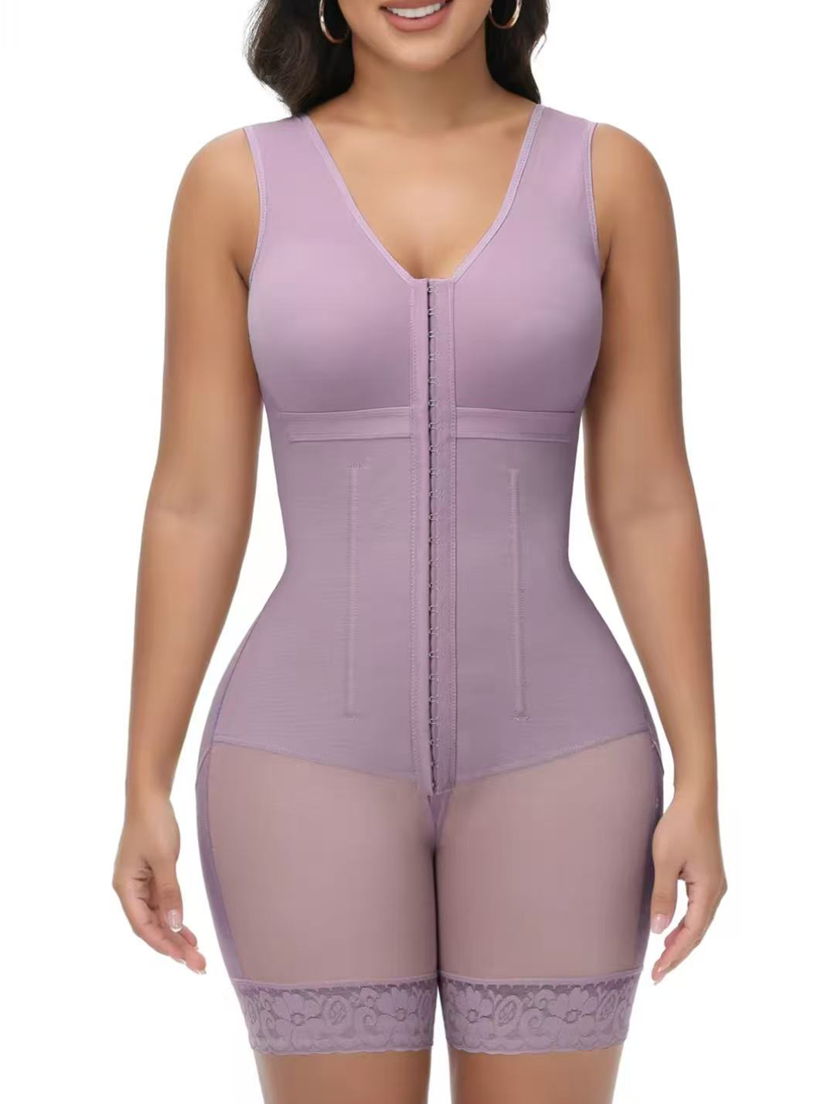 Women's Tummy Control Fajas Compression Butt Lifting Body Shaper
