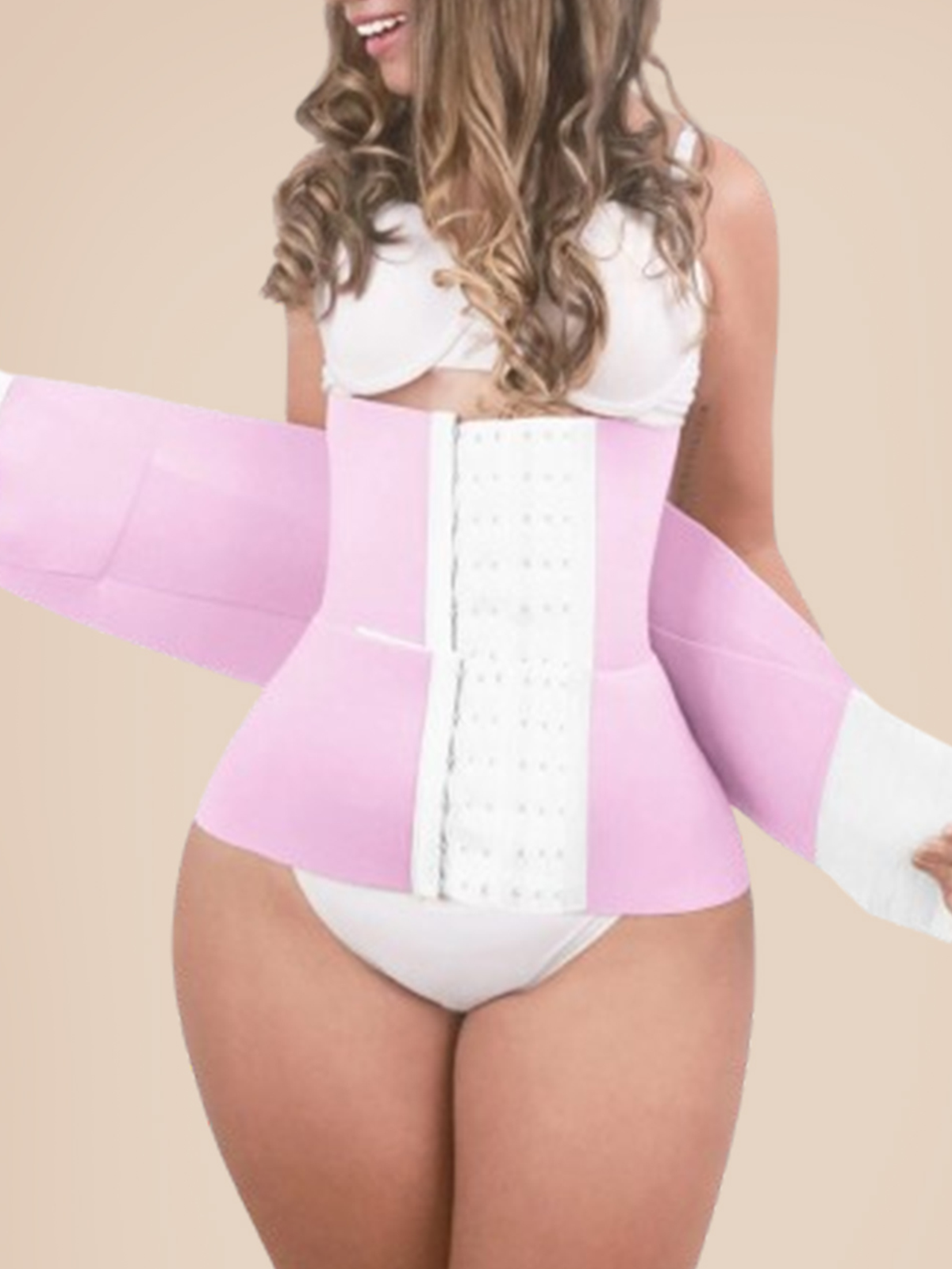 Invisible Velcro Hourglass Type Waist Trainer