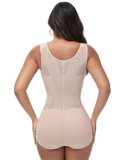 Shapewear for Women Tummy Control Fajas Body Shaper Zipper Open Bust Bodysuit