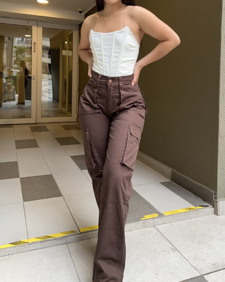 Women Baggy Cargo Jeans
