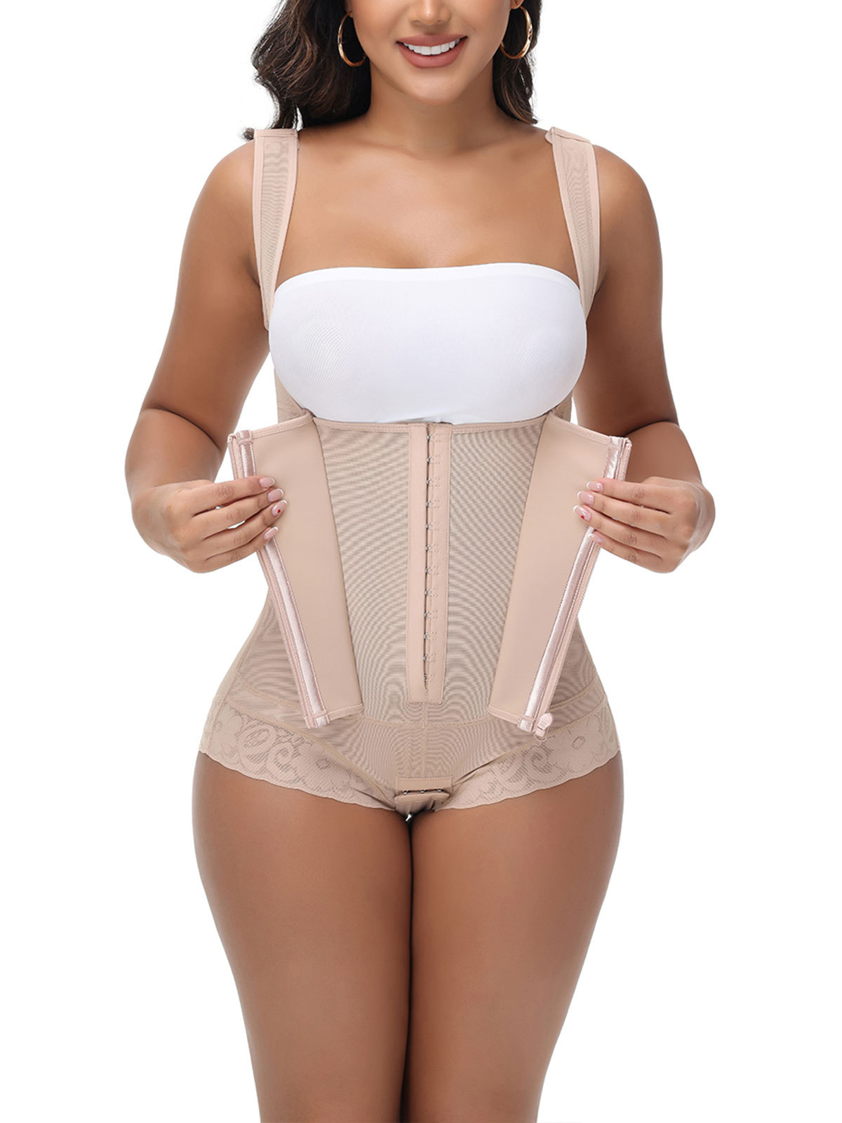 Tummy Control Fajas Colombianas Moldeadoras Post Surgery Thong Body Shaper