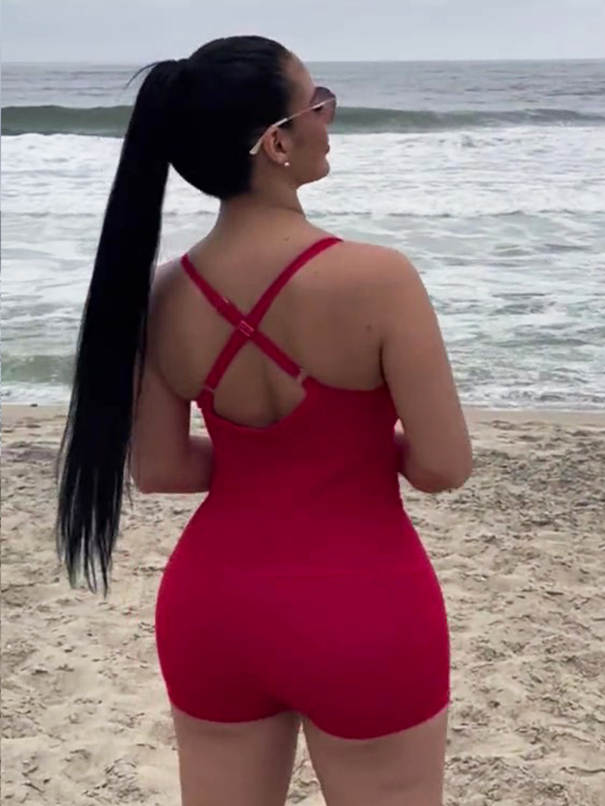 One-Piece Sleeveless Shapewear Swimsuit