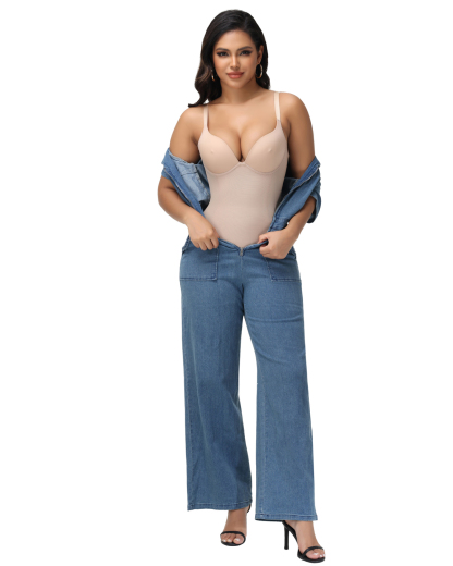 Bodysuit With Cups And Raised Dots