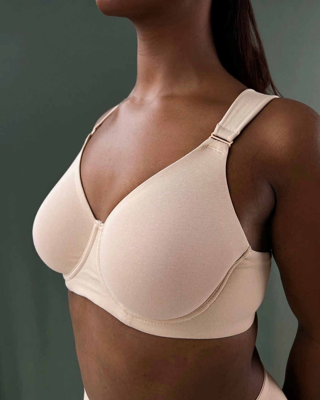 ChicCurve Organic Cotton  Plus Size T-shirt Bra