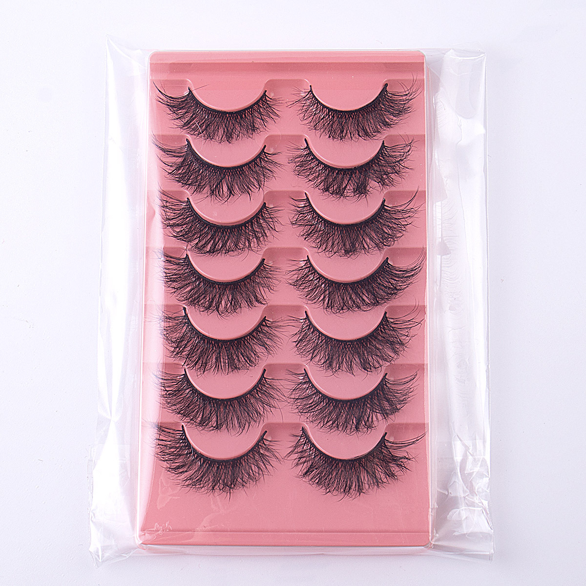 7 Pairs Fluffy False Eyelashes