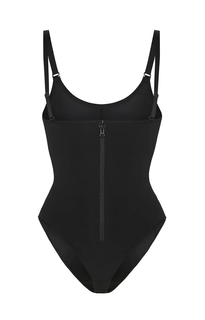 Women's Waist Trainer Slimming Shapewear Postpartum Recovery Fajas With Zipper Corset Effect Butt-Lifting Body Shaper