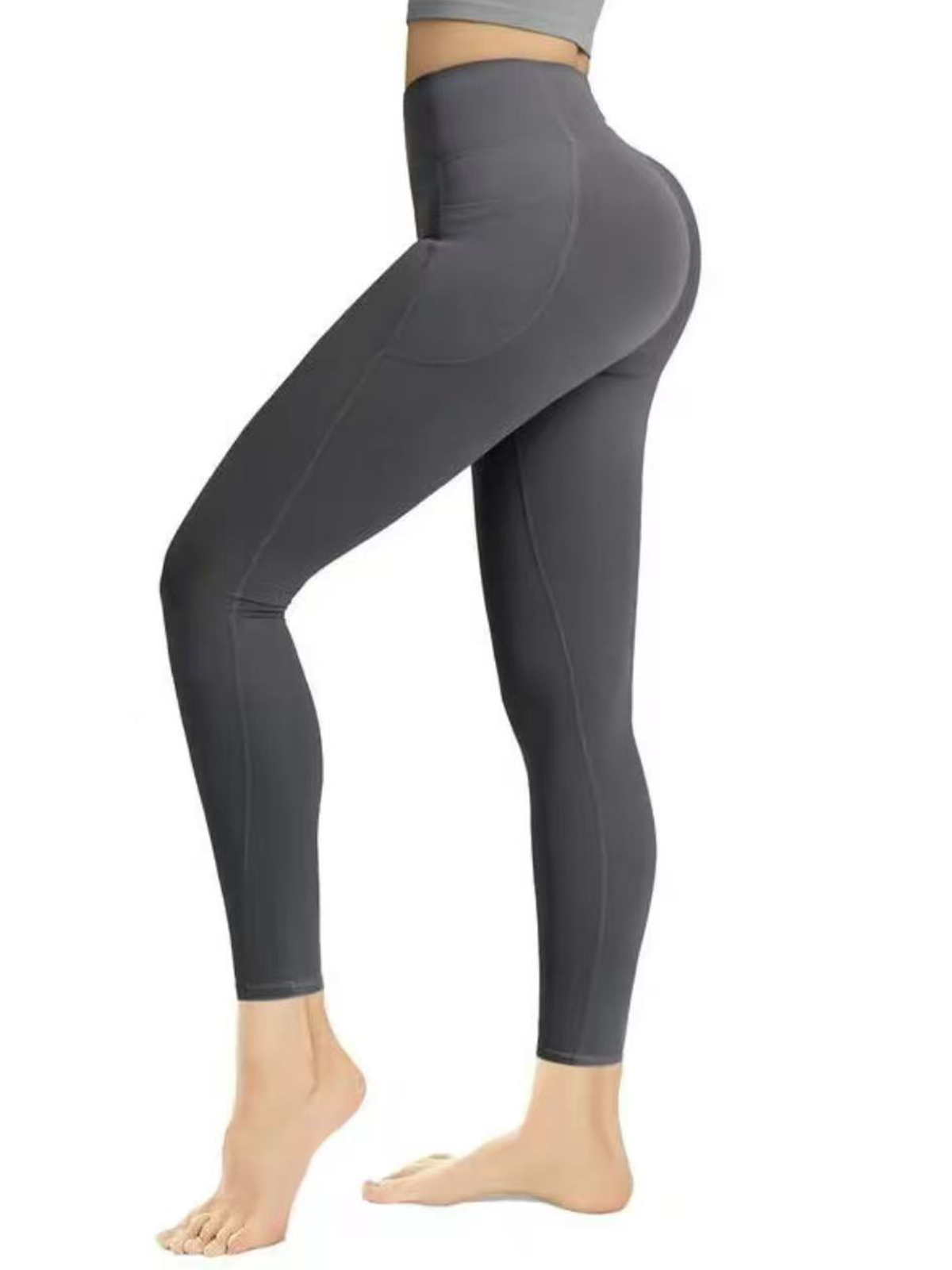 High Waist Light Elastic Breathable Tummy Sculpting Tight Yoga Pants