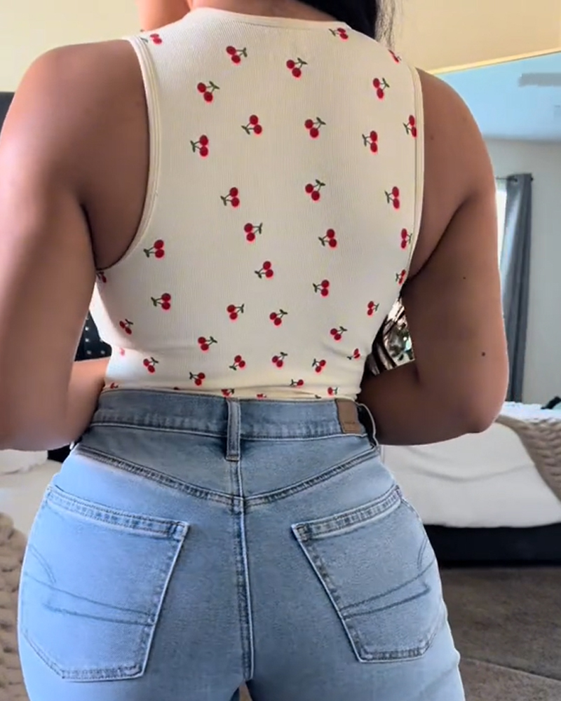 Printed Fashion Bodysuit (Pre-Sale)