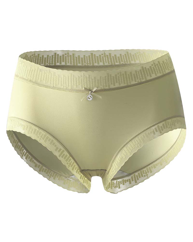 High Waist Lightweight Luxury Mulberry Silk Antibacterial Crotch Panties