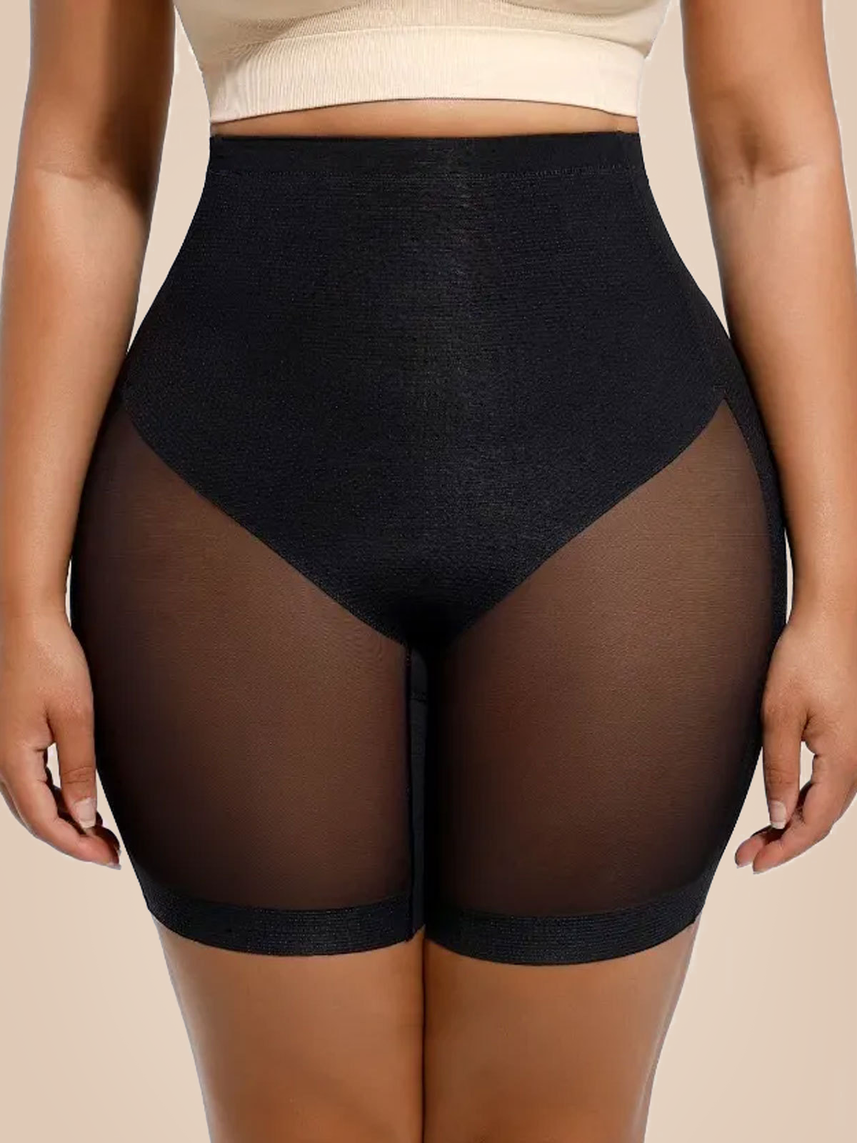 High Waisted Seamless Short Shaper-ChicCurve