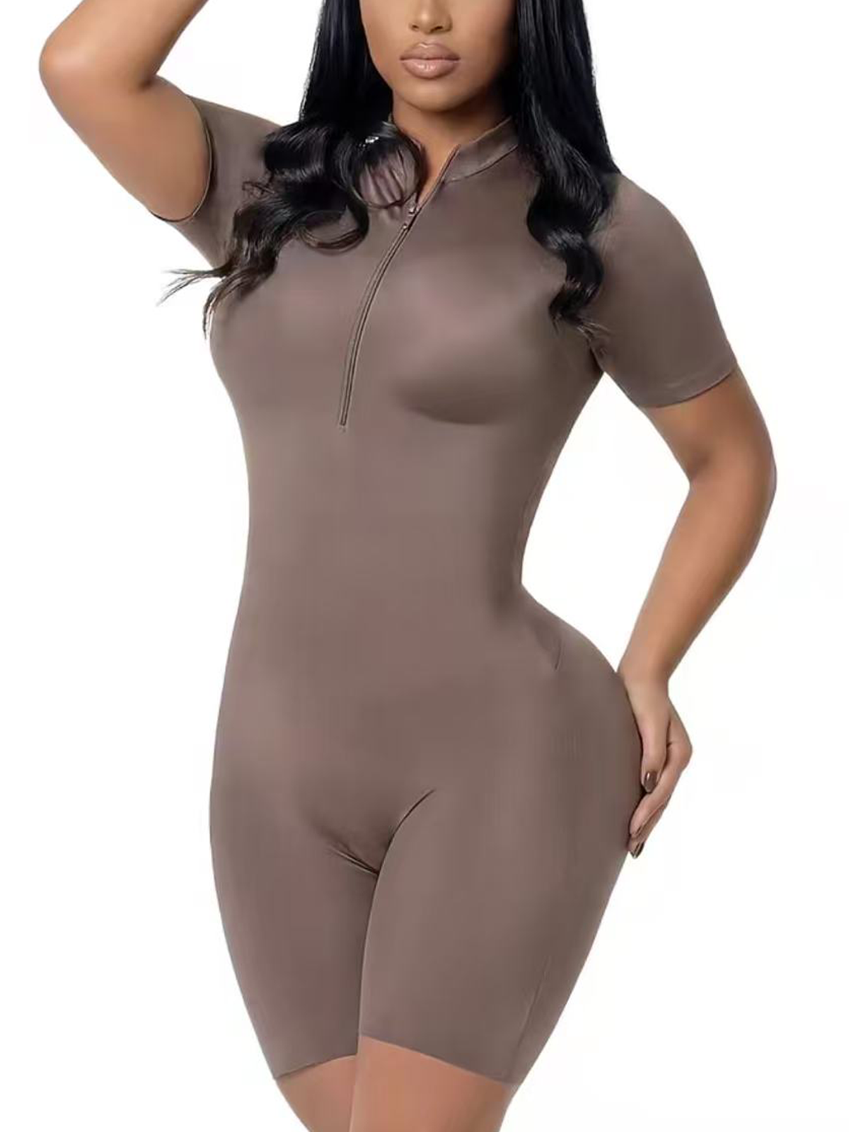 Seamless Short Sleeved Shapewear