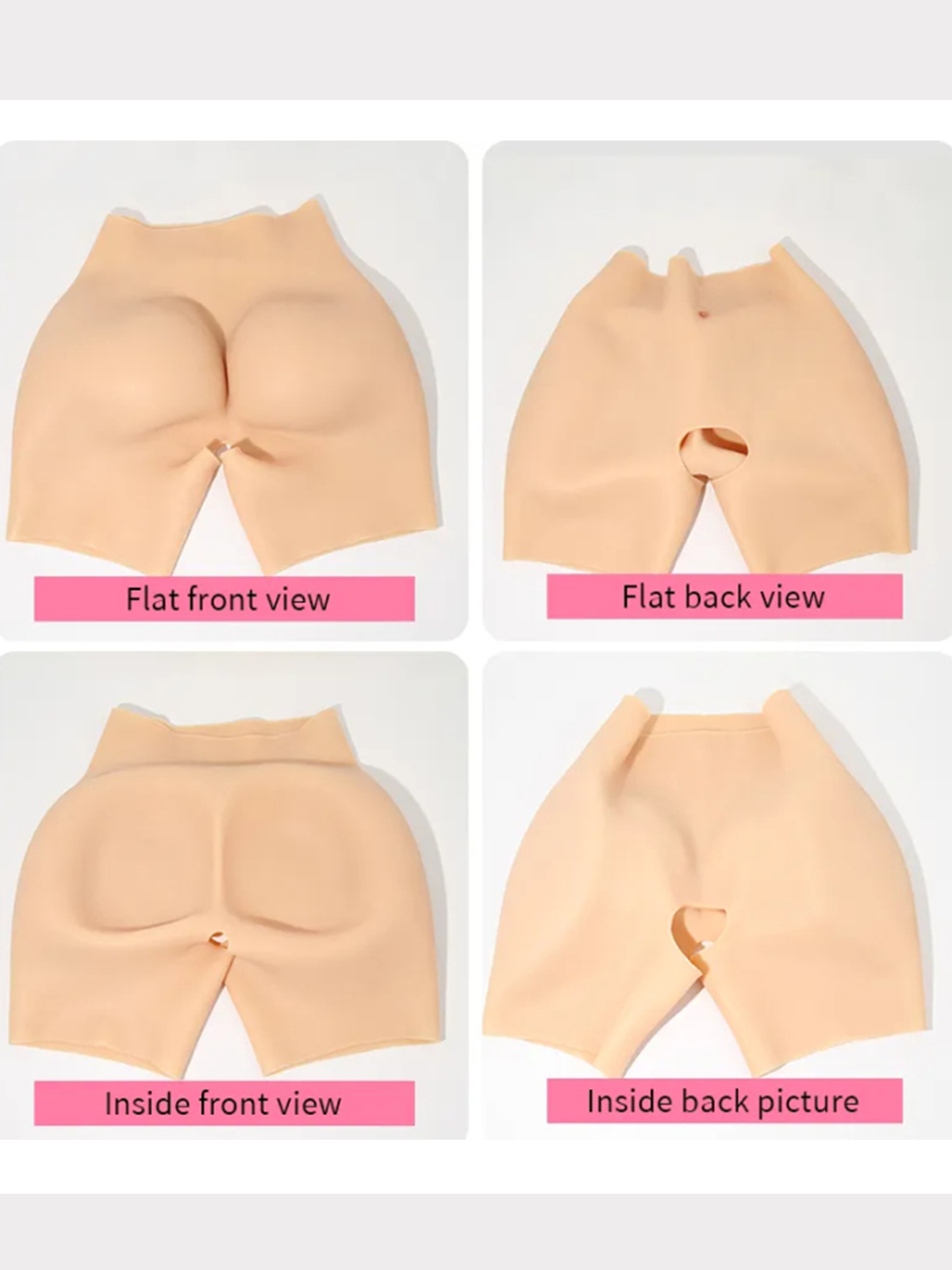 BBL Butt Lifter Short Food-grade Silicone Butt Pads with a Three-year Life Span