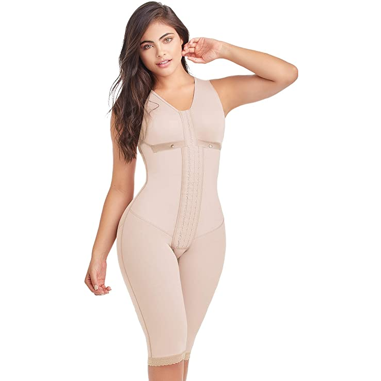 Tummy Tuck Hook & Eye Closure Support Hip Lift Long Shapewear