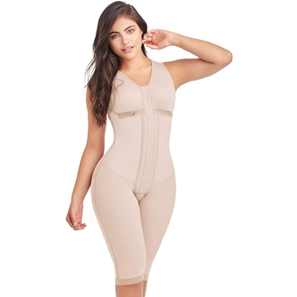 Tummy Tuck Hook & Eye Closure Support Hip Lift Long Shapewear