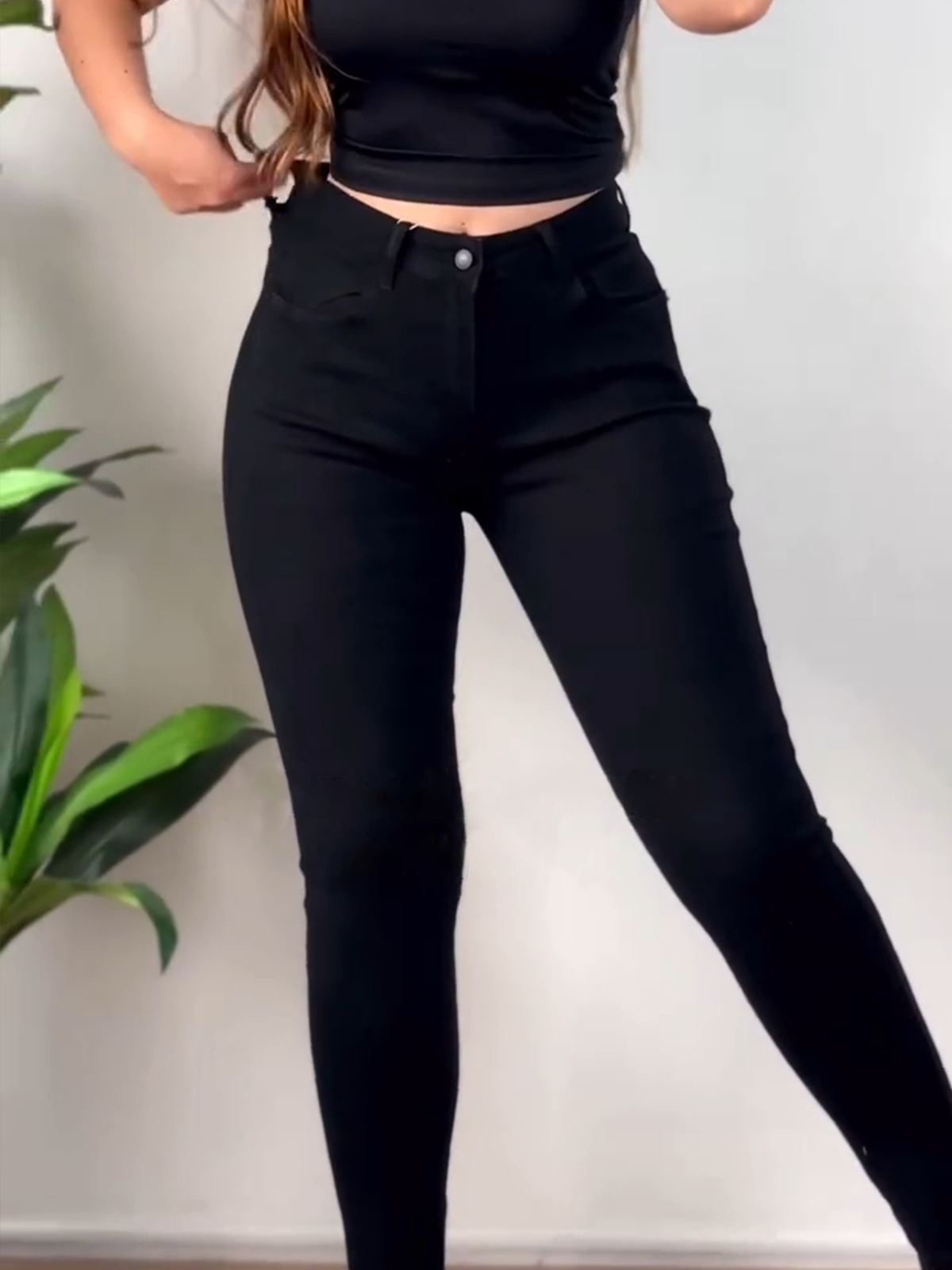 ChicCurve High Waist Jeans With Shape Belt