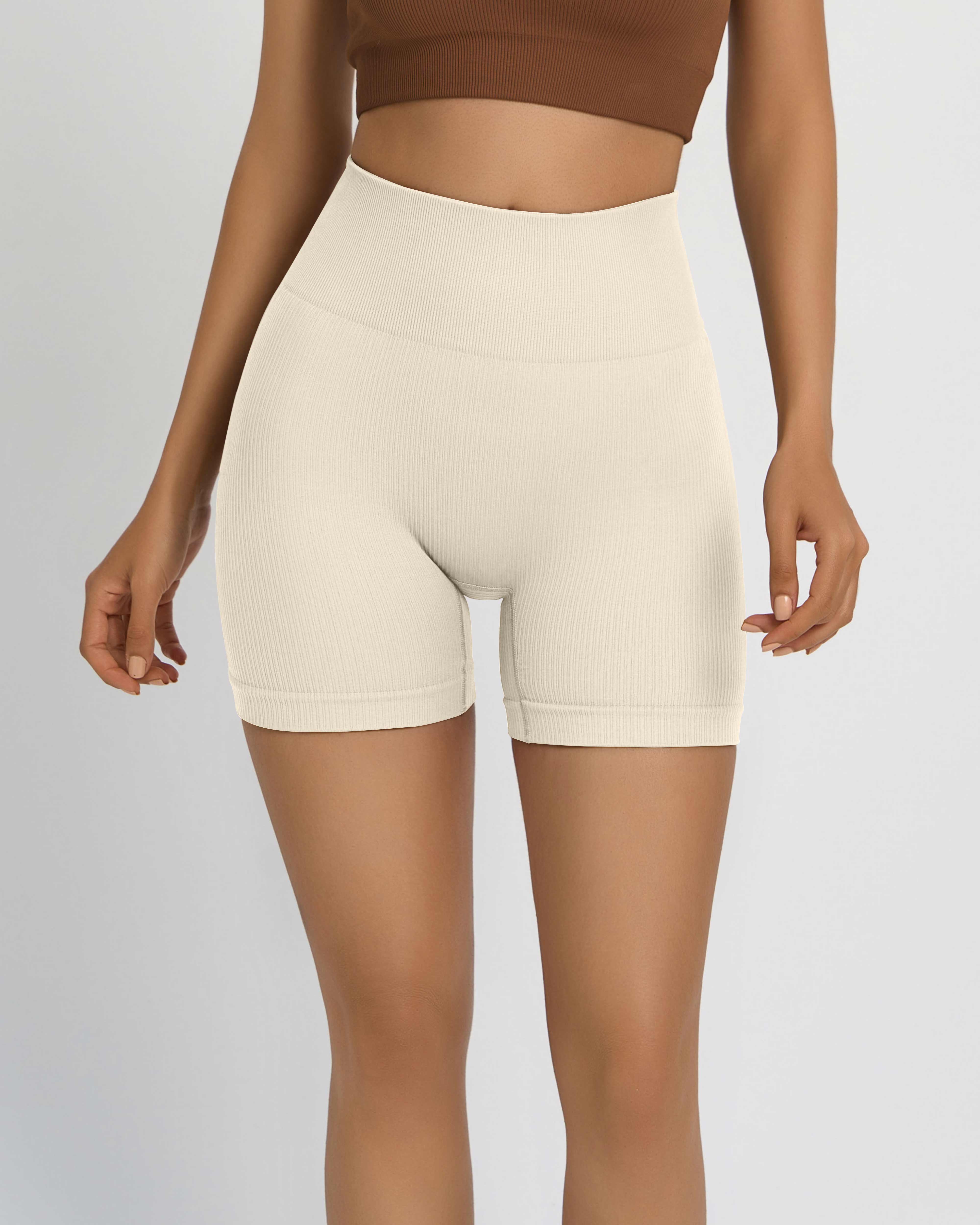 High Waisted Hip-lifting Shorts