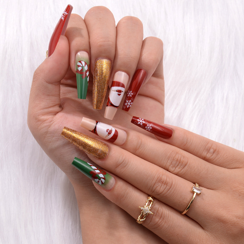 Christmas Nail Art Nail Set-ChicCurve
