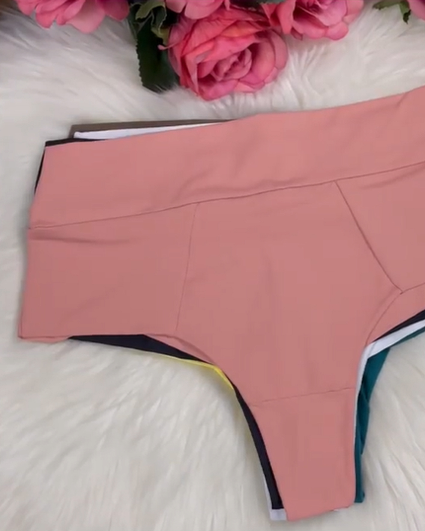 ChicCurve Solid Color Mid-Rise Panties