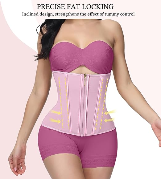 Extreme Waist Trainer Deluxe Rosé Ref10053-ChicCurve