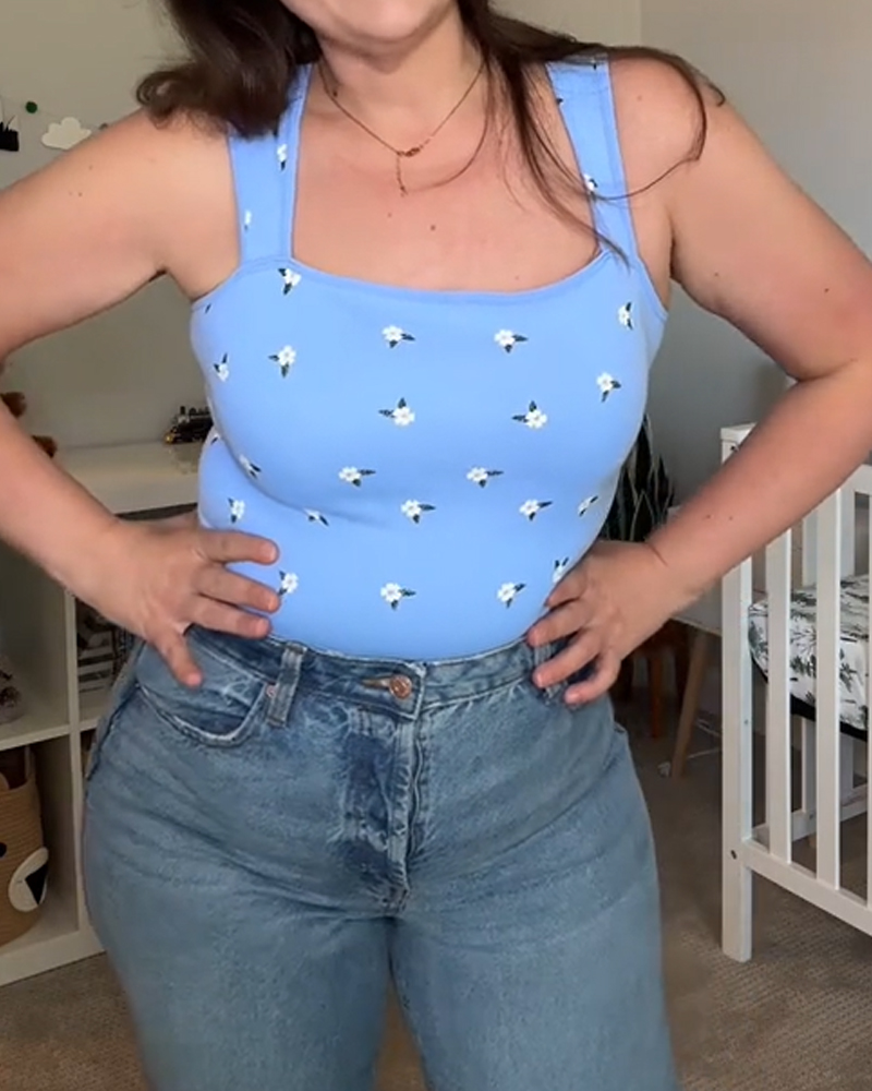 Printed Fashion Bodysuit (Pre-Sale)