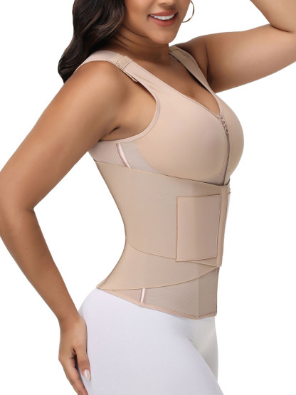 Hourglass Tummy Control Body Shaper Workout Corset Shapewear in built Bra