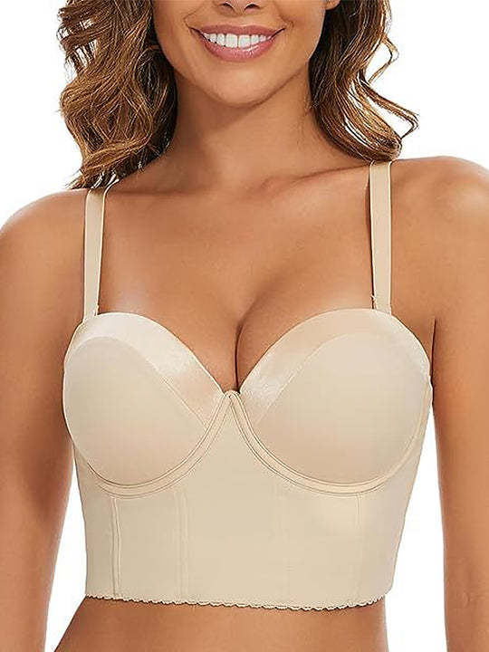 ChicCurve Women Longline Bra Strapless