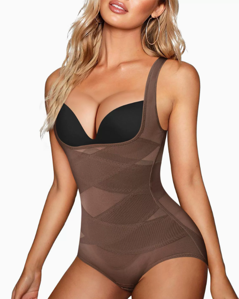 Mesh Tummy Tuck Body Triangle Shapewear