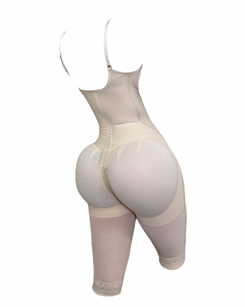 Tummy Control Adjustable Body Shaper With Hook-Eye