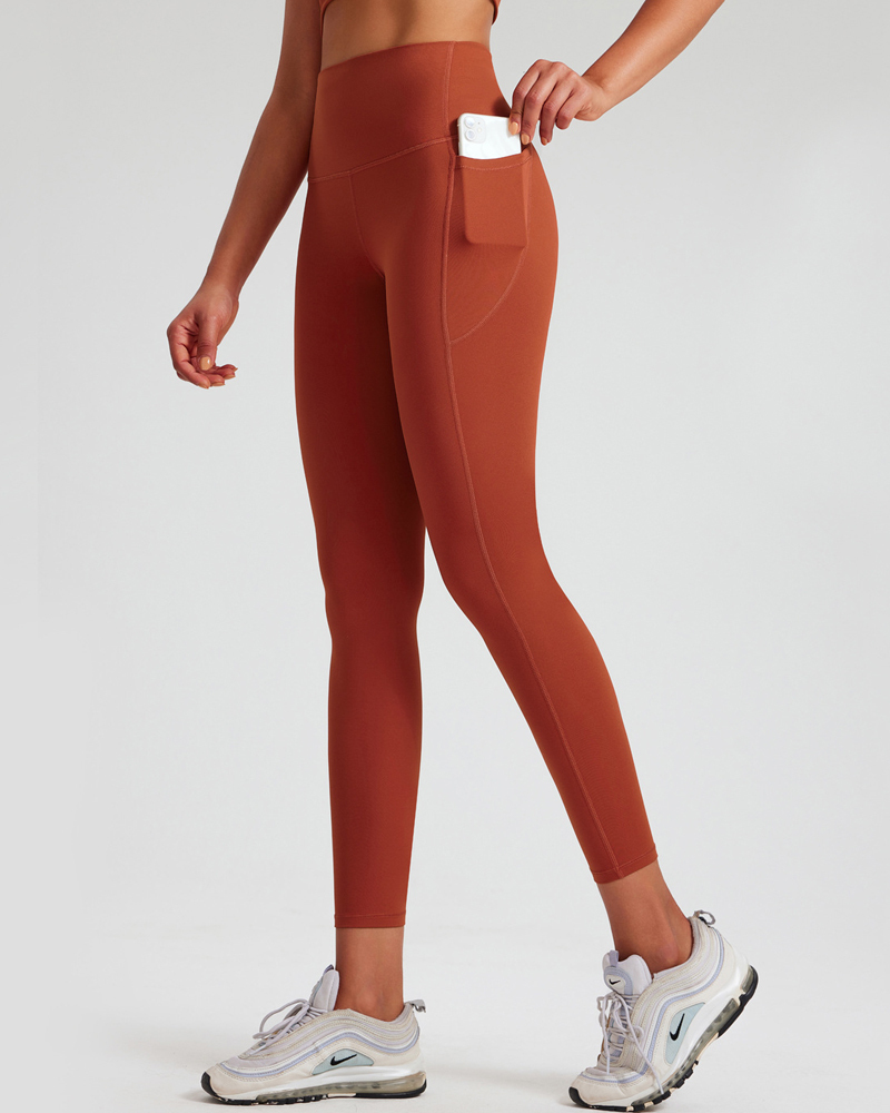 Butt Lifting Fitness Yoga Pants with Side Pockets