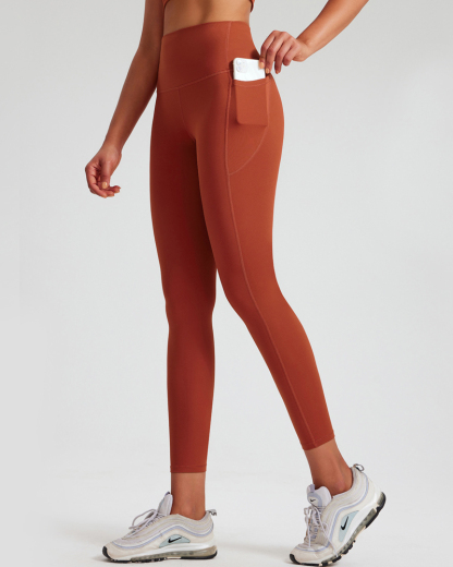 Butt Lifting Fitness Yoga Pants with Side Pockets