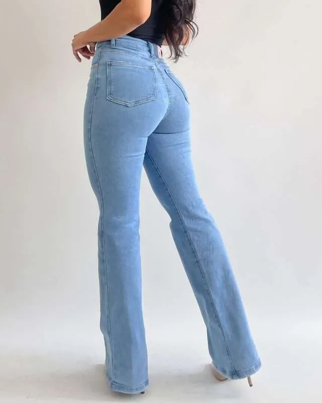 Classic light blue jeans
